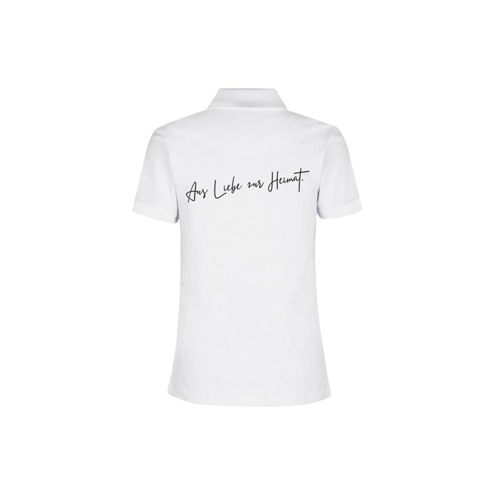 Poloshirt Damen "Aus Liebe zur Heimat"