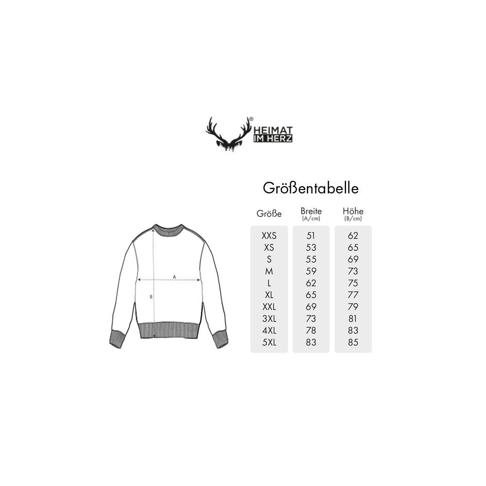 Bio Sweater unisex "Aus Liebe zur Heimat"