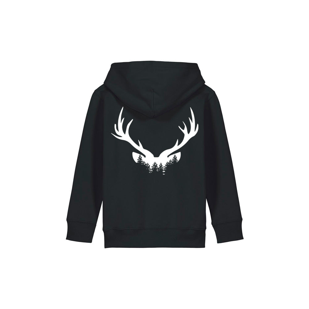 Bio Hoodie Kinder "Hirsch"