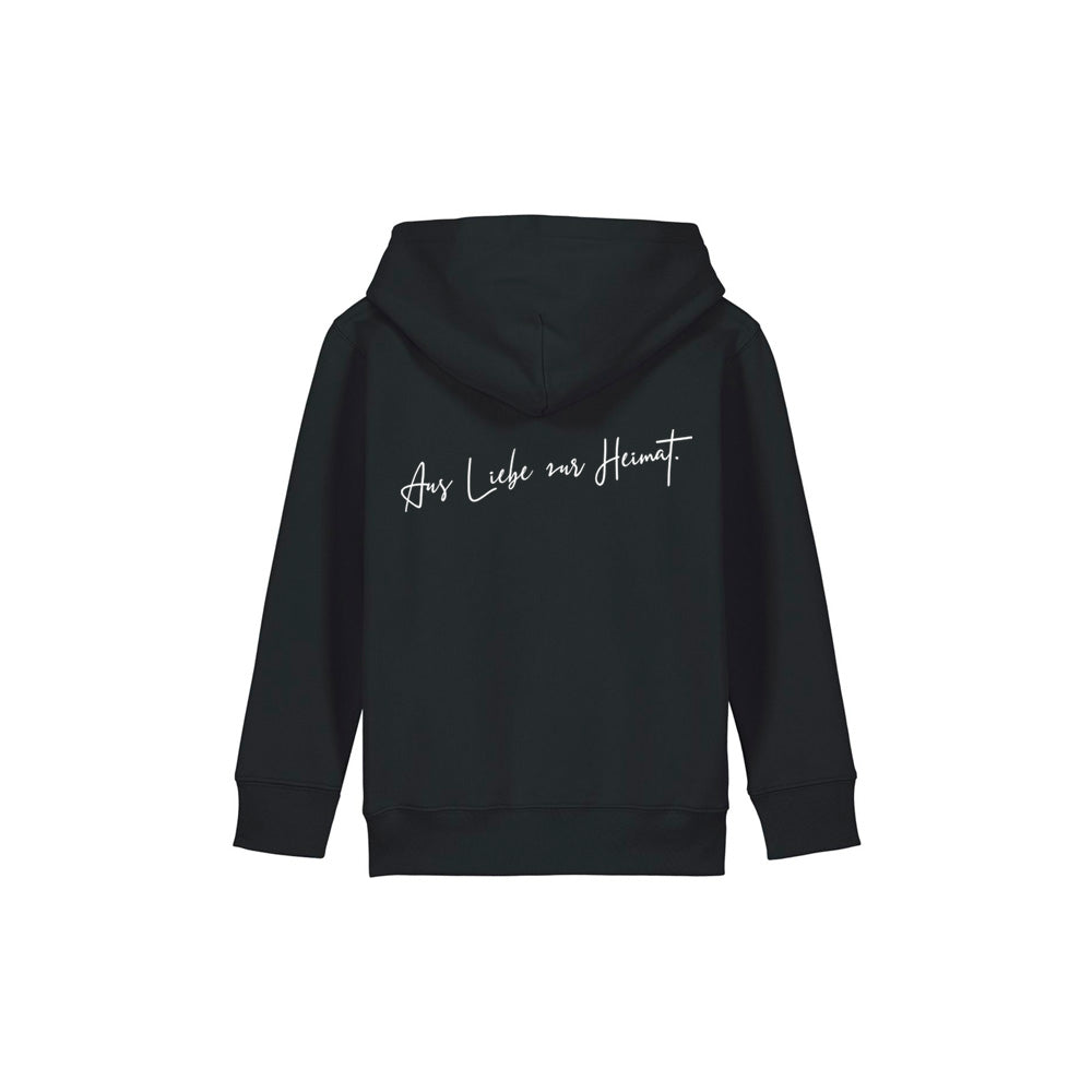 Bio Hoodie Kinder "Aus Liebe zur Heimat"