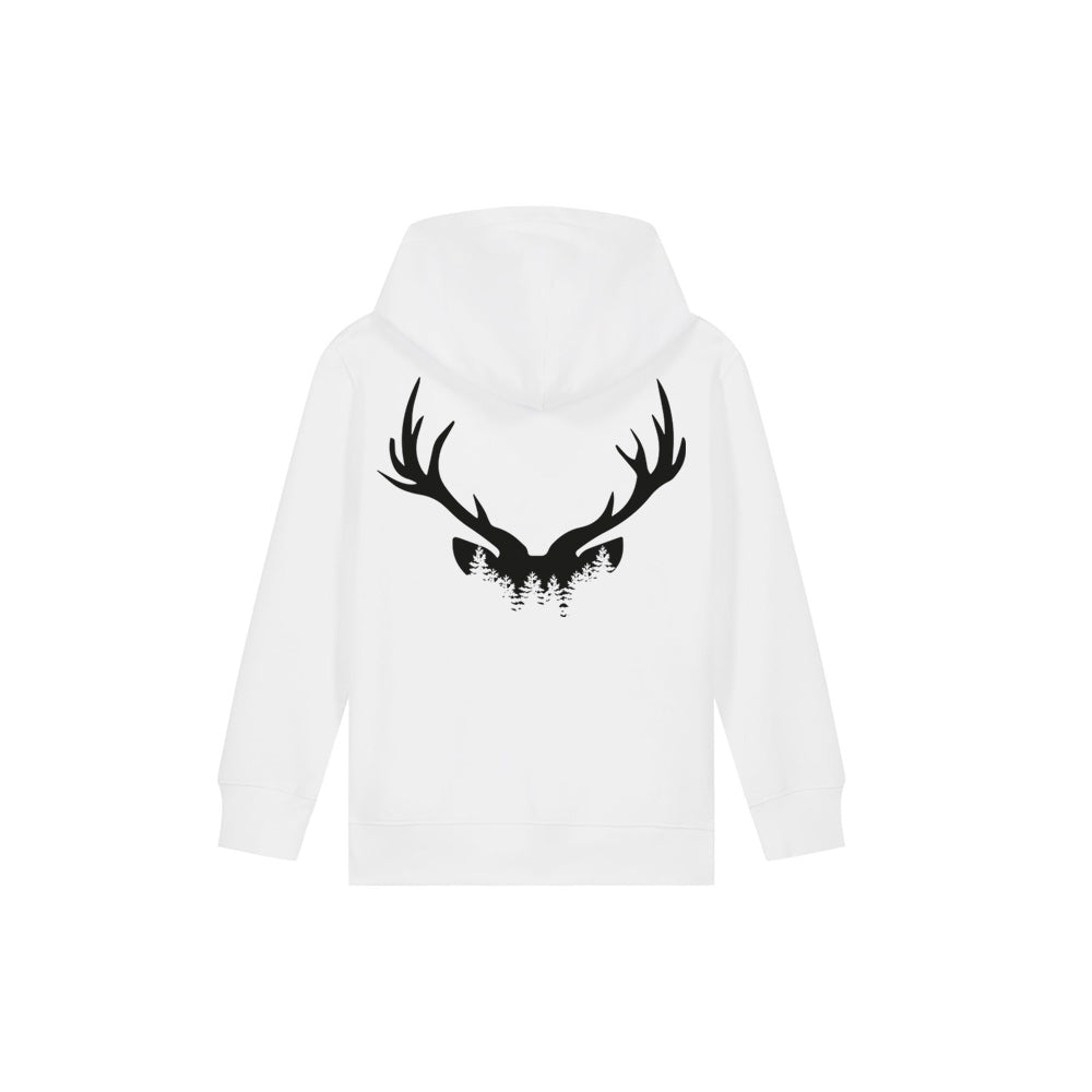 Bio Hoodie Kinder "Hirsch"