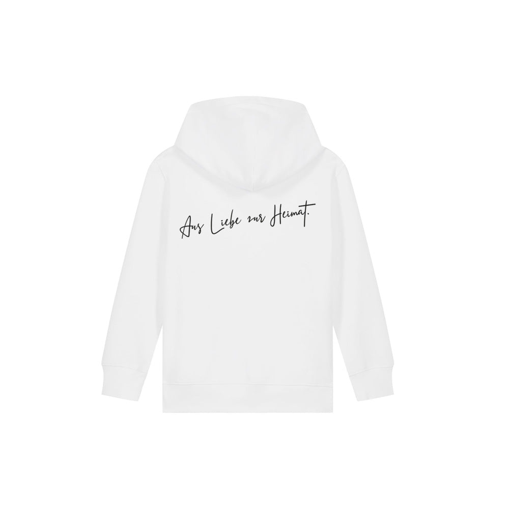 Bio Hoodie Kinder "Aus Liebe zur Heimat"