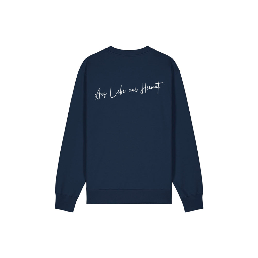 Bio Sweater unisex "Aus Liebe zur Heimat"