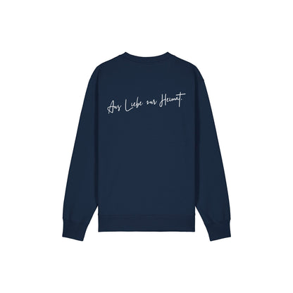 Bio Sweater unisex "Aus Liebe zur Heimat"