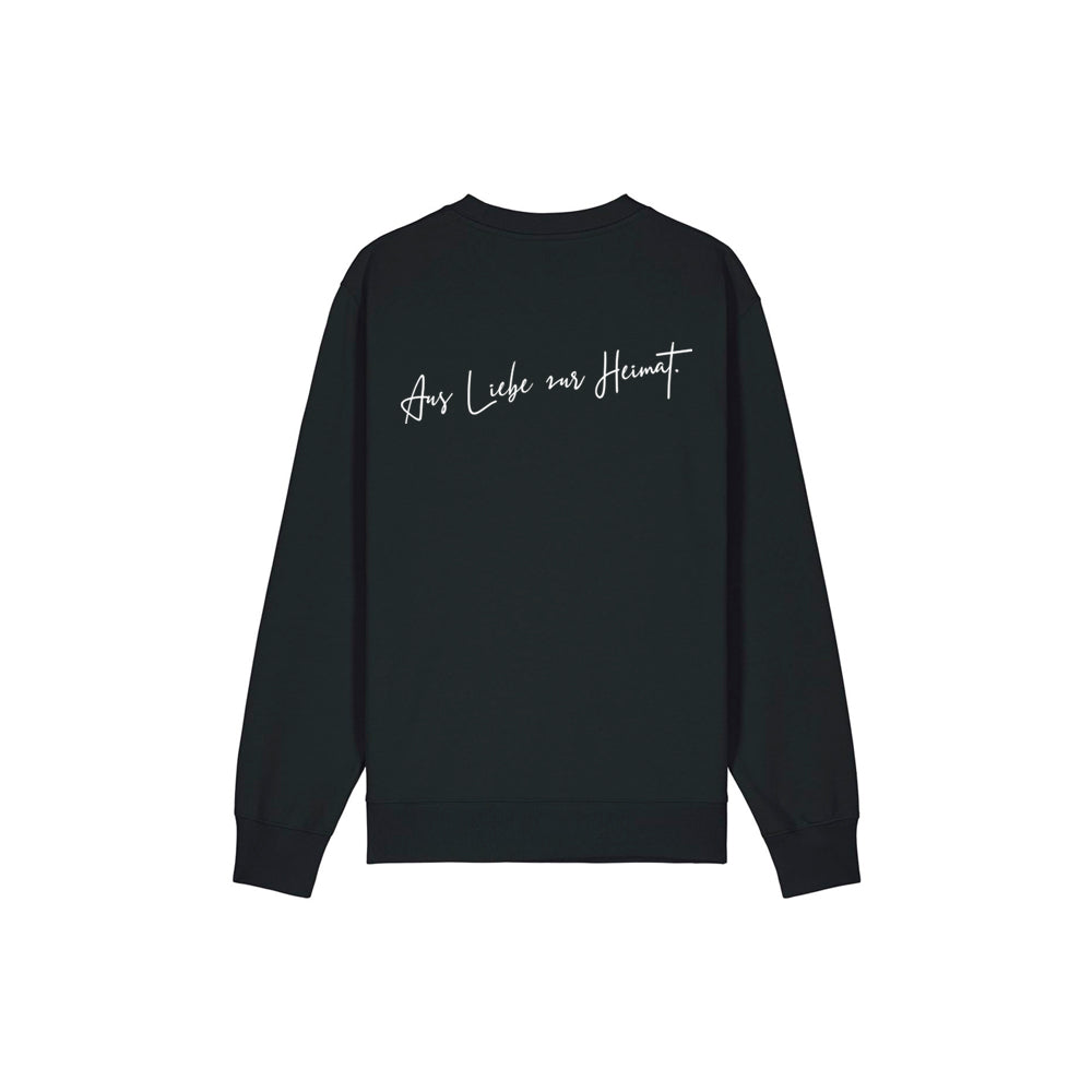 Bio Sweater unisex "Aus Liebe zur Heimat"