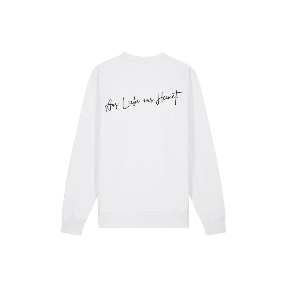 Bio Sweater unisex "Aus Liebe zur Heimat"